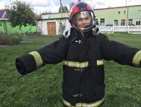 В Ганцевичах дети побывали в роли спасателей