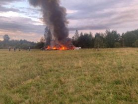 При крушении самолёта погибли глава ЧВК «Вагнер» Евгений Пригожин и Дмитрий Уткин