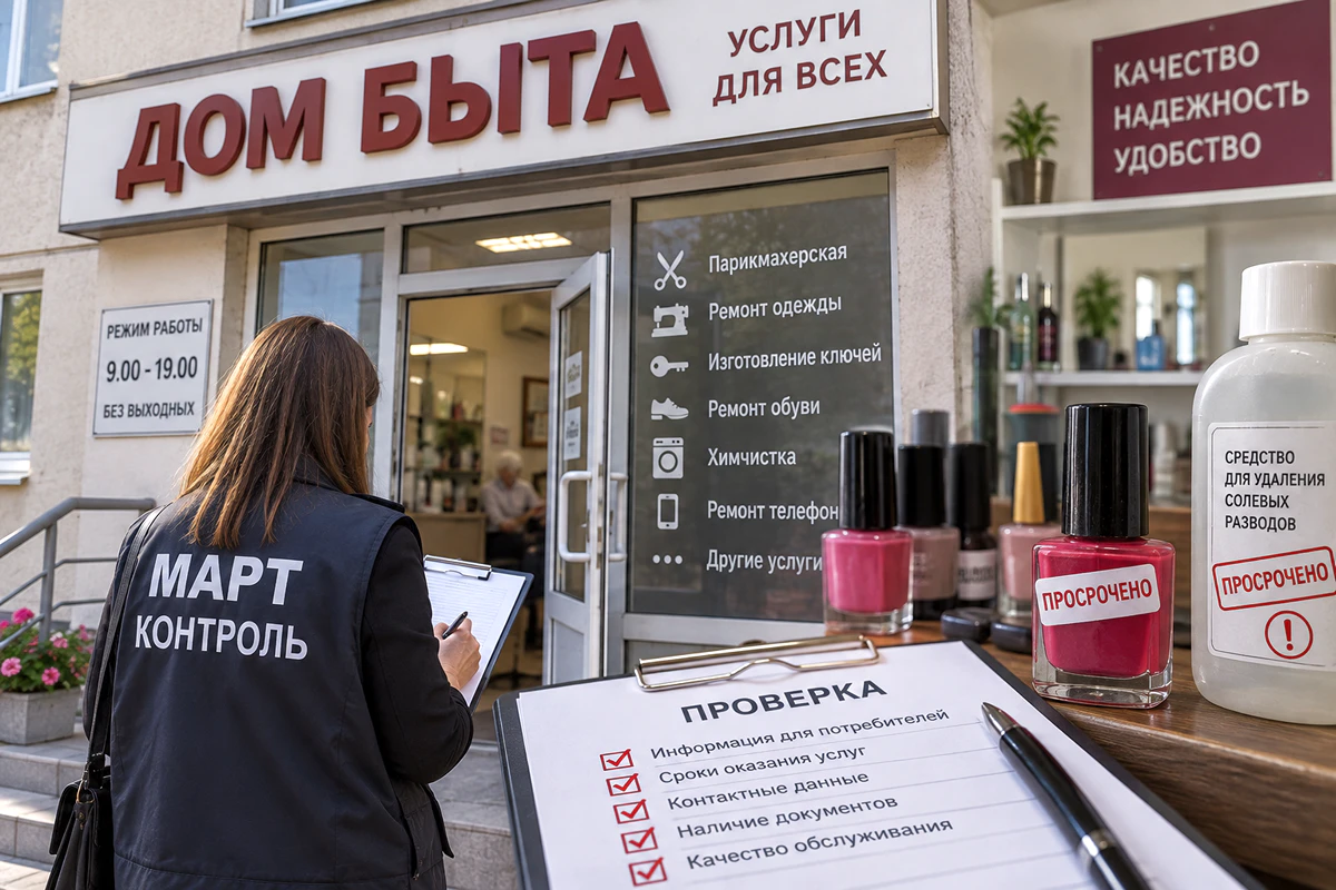 В Домах быта МАРТ нашло нарушения в 40% объектов