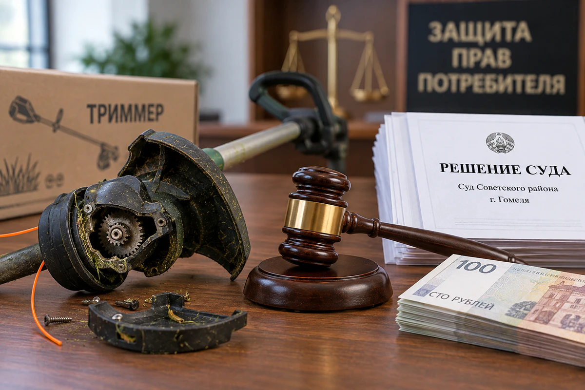 Пенсионер купил триммер и подал на продавца в суд